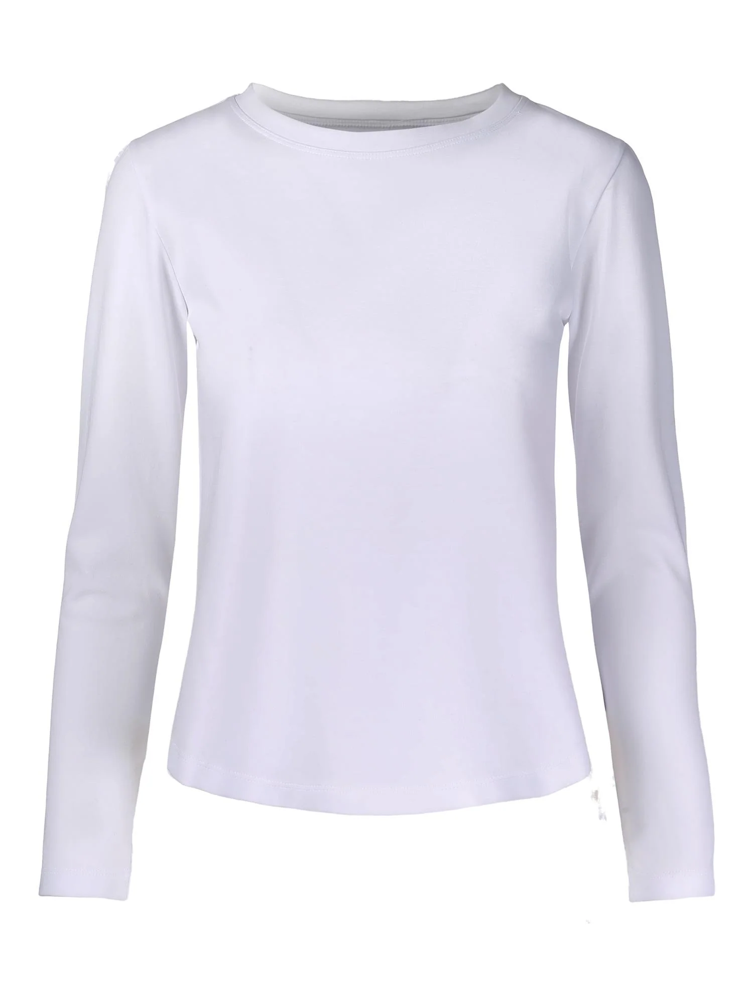 Violet Long Sleeve  White