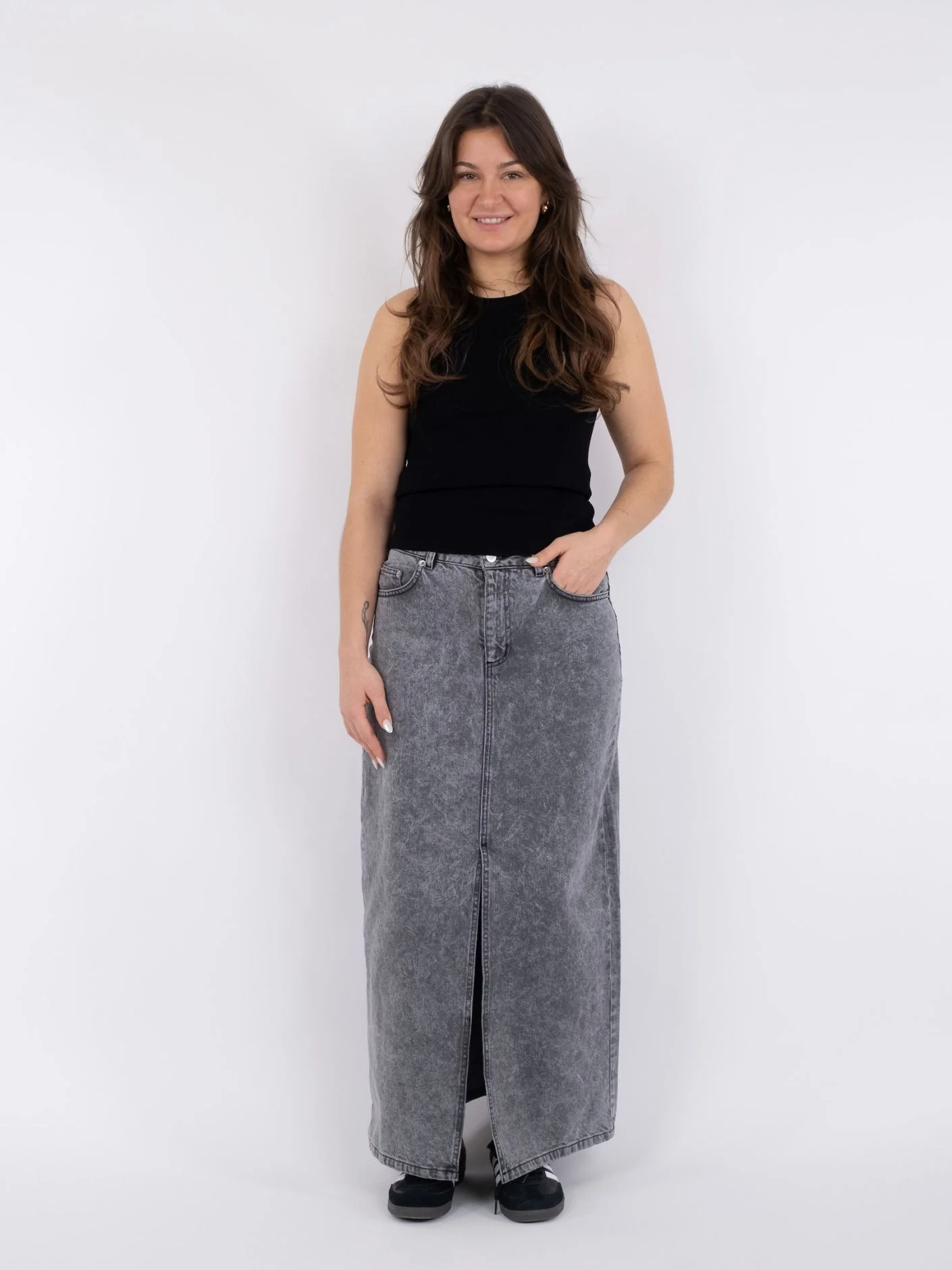 Frankie D Skirt  Grey - Image 5
