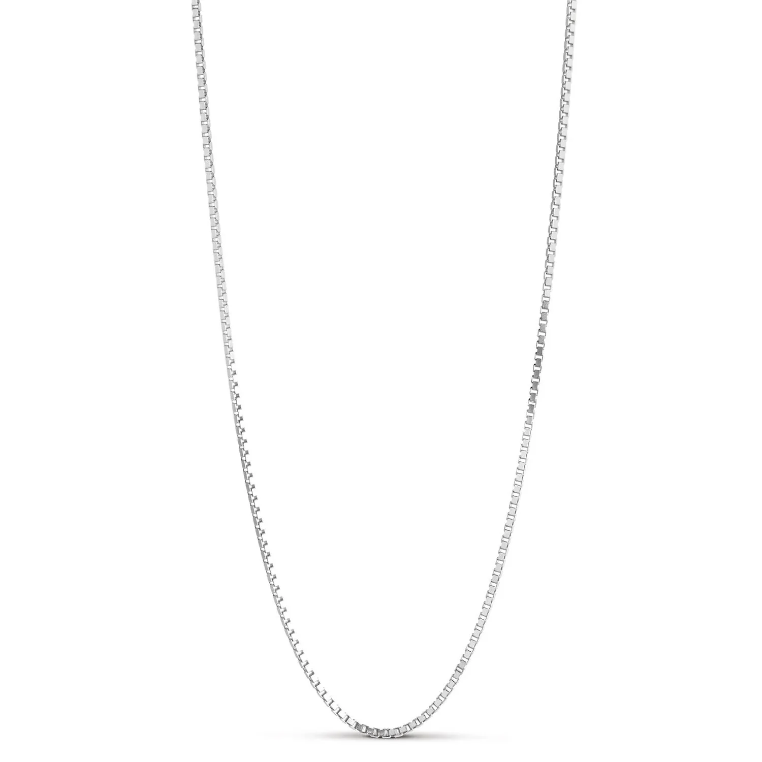 NECKLACE, BOX CHAIN 1,45 MM  Silver