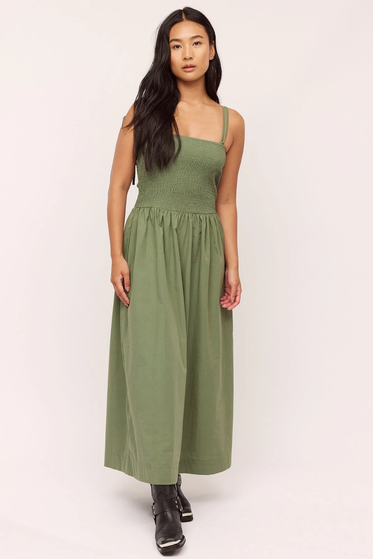 Peyton Smock Dress  Sea Spray - Image 2