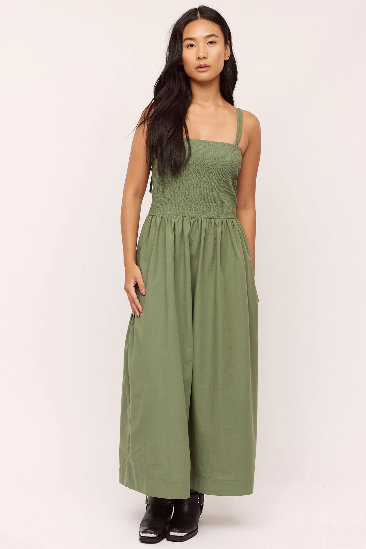 Peyton Smock Dress  Sea Spray - Image 4